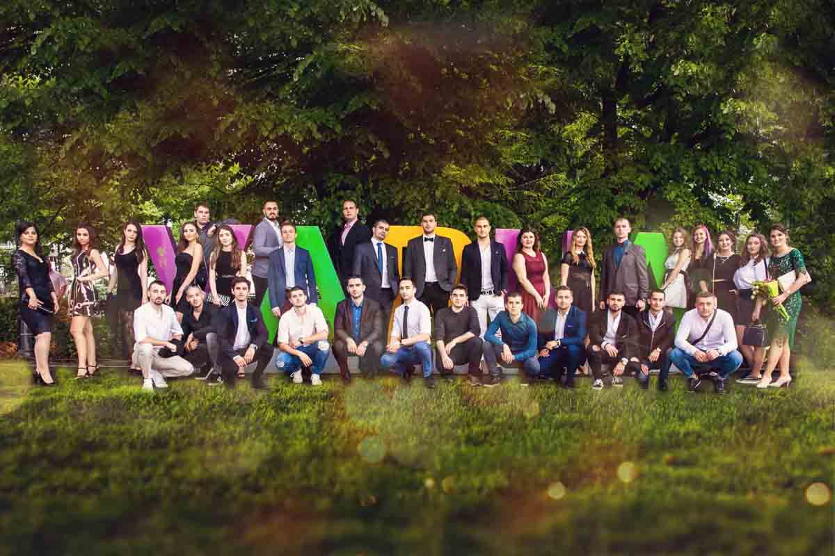 Заснемане на абсолвентски бал